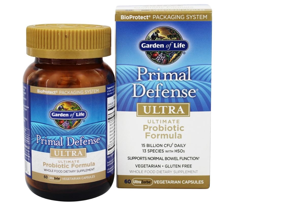 Primal Defense Ultra Ultimate Probiotic Formula 15 Billion CFU - 60 Vegetarian Capsules