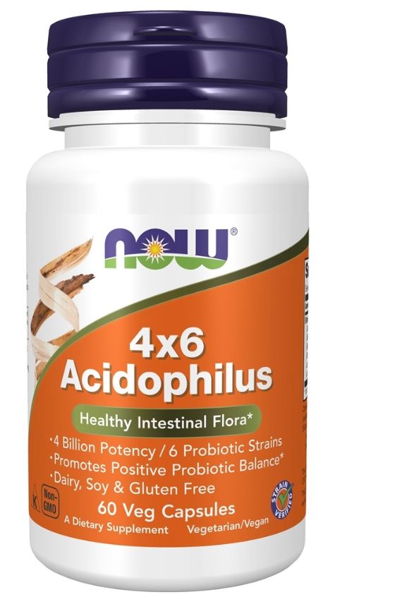 4 x 6 Acidophilus 4 Billion CFU - 60 Vegetable Capsule(s)