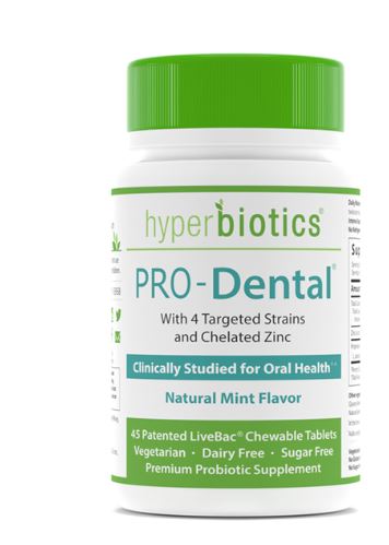 Pro-Dental Probiotic Natural Mint 3 Billion CFU - 45 Chewable Tablets