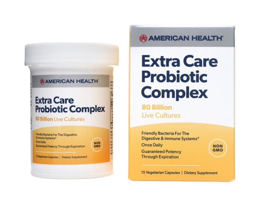 Extra Care Probiotic Complex 80 Billion CFU - 15 Vegetarian Capsules