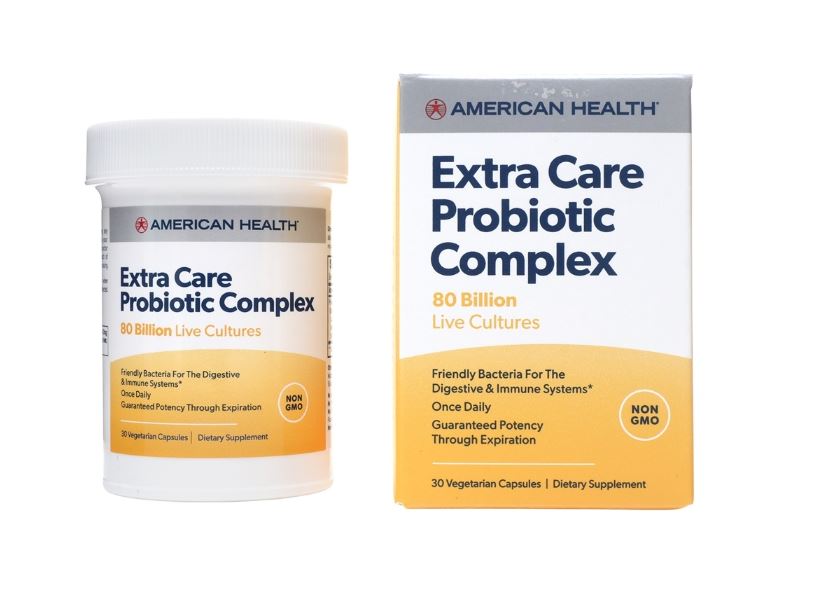 Extra Care Probiotic Complex 80 Billion CFU - 30 Vegetarian Capsules