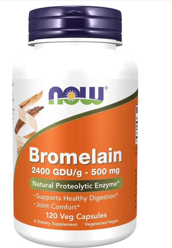 Bromelain 2400 GDU/g 500 mg. - 120 Vegetarian Capsules