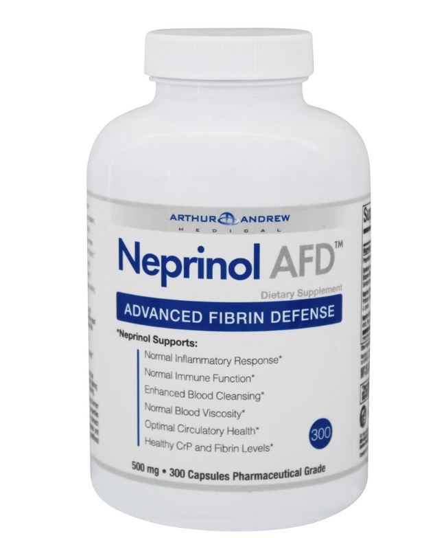 Neprinol Advanced Fibrin Defense 500 mg. - 300 Capsules