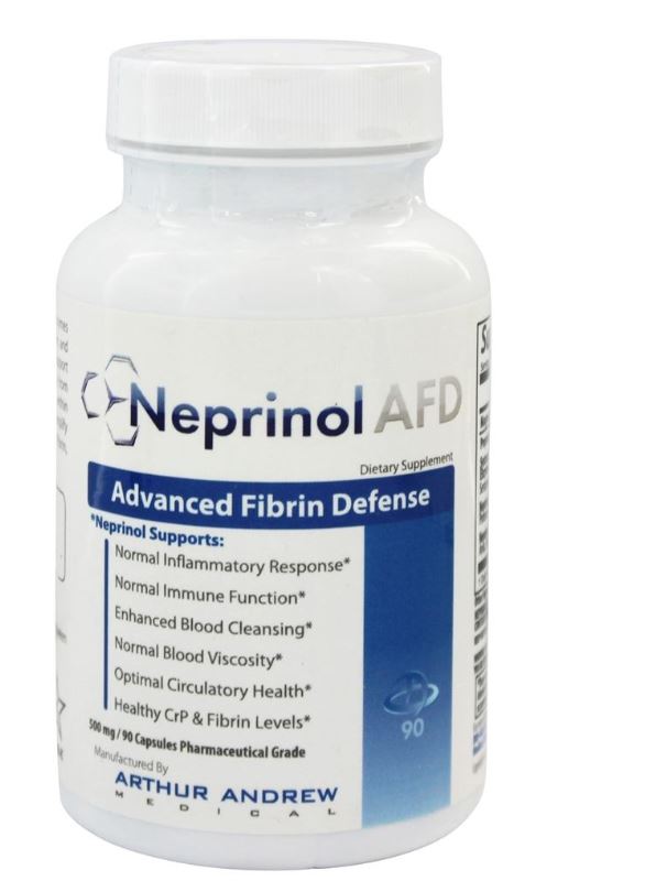 Neprinol Advanced Fibrin Defense 500 mg. - 90 Capsules