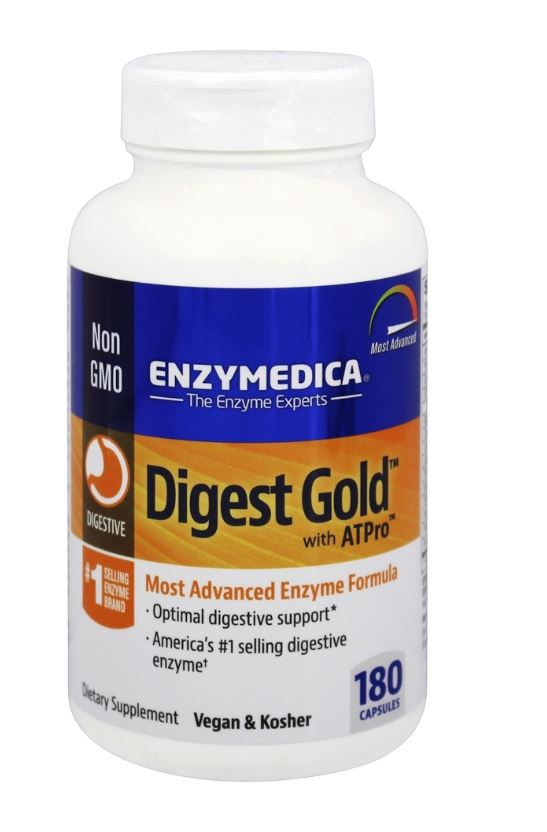 Digest Gold with ATPro - 180 Capsules (Formerly DigestGold)