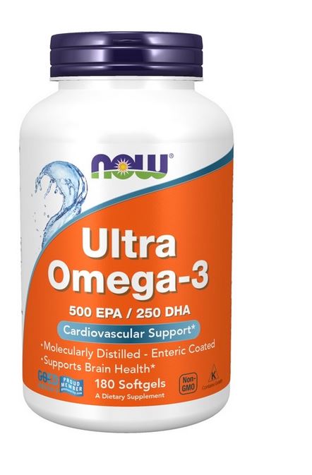 Ultra Omega-3 500 EPA/250 DHA - 180 Softgels