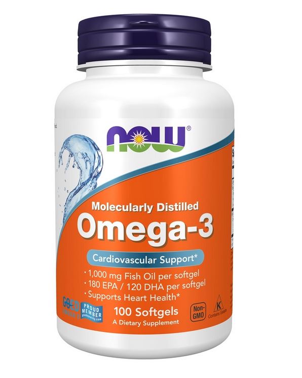 Omega-3 Fish Oil 1000 mg. - 100 Softgels