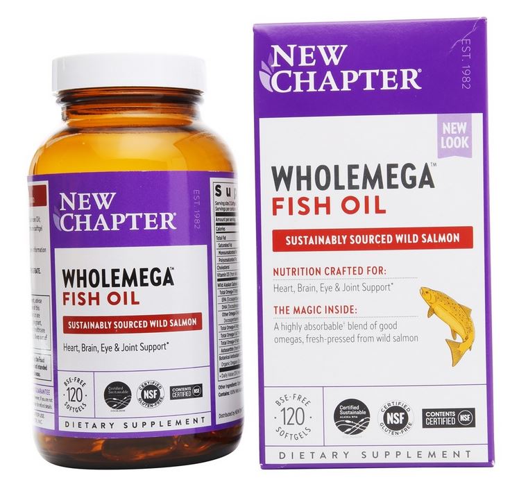 WholeMega Fish Oil - 120 Softgels