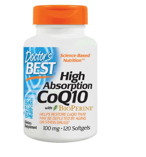 High Absorption CoQ10 100 mg. - 120 Softgels