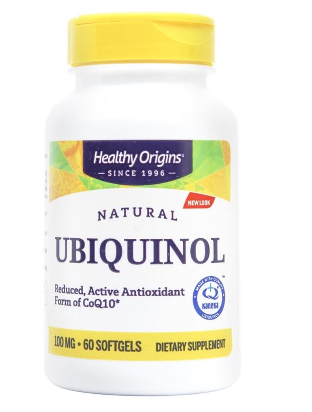 Natural Ubiquinol Kaneka QH 100 mg. - 60 Softgels