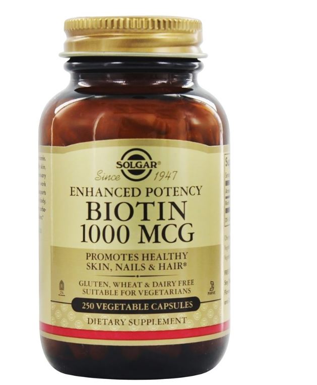 Biotin Enhanced Potency 1000 mcg. - 250 Vegetarian Capsules