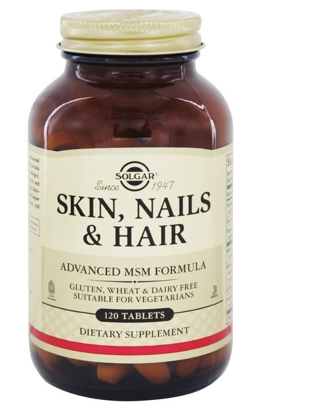 Skin Nails & Hair Advanced MSM Formula - 120 Tablets