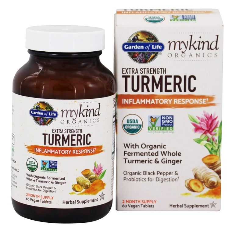 mykind Organics Turmeric Extra Strength Inflammatory Response Formula - 60 Vegan Tablet(s)