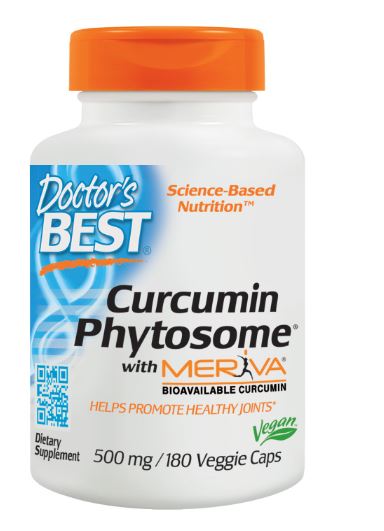 Curcumin Phytosome with Meriva 500 mg. - 180 Vegetarian Capsules