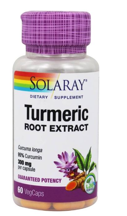 Guaranteed Potency Turmeric Root Extract 300 mg. - 60 Capsules