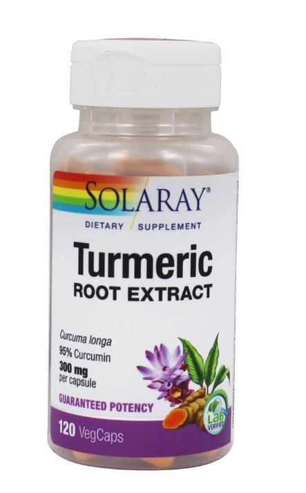 Guaranteed Potency Turmeric Root Extract 300 mg. - 120 Capsules