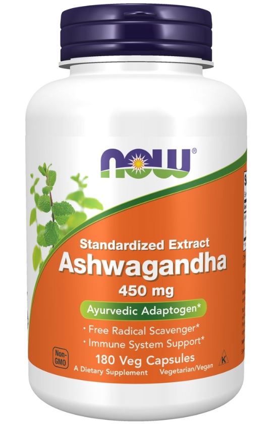 Ashwagandha Standardized Extract 450 mg. - 180 Vegetable Capsule(s)