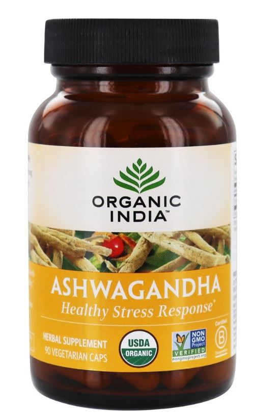 Organic Ashwagandha - 90 Vegetarian Capsules