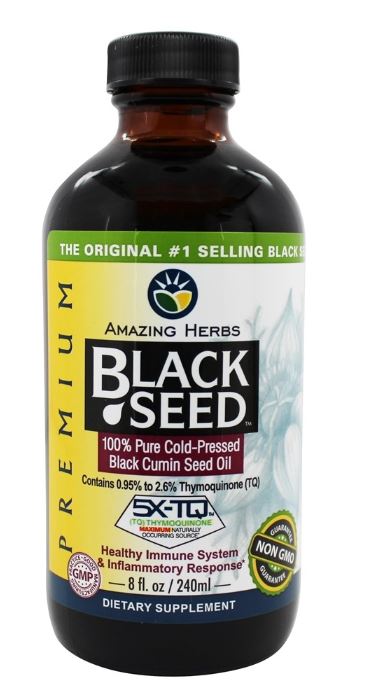 Black Seed 100% Cold-Pressed Black Cumin Seed Oil - 8 fl. oz.