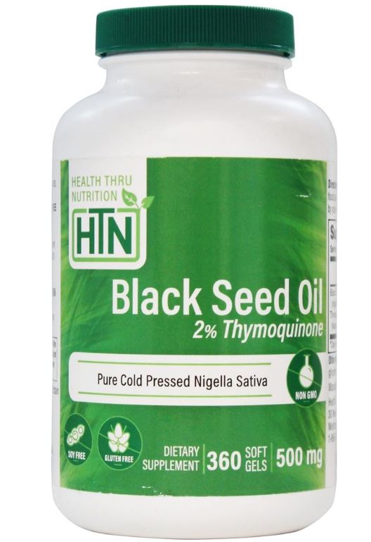 Black Seed Oil 2% Thymoquinone 500 mg. - 360 Softgels