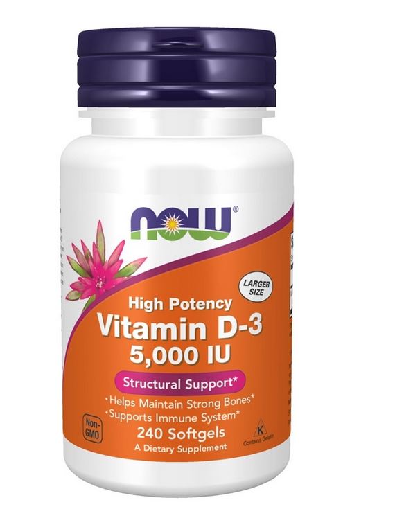 Vitamin D3 Highest Potency 5000 IU - 240 Softgels