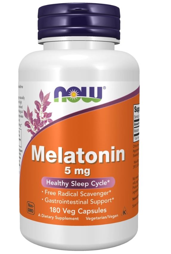 Melatonin Healthy Sleep Cycle 5 mg. - 180 Vegetable Capsule(s)