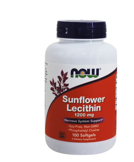 Sunflower Lecithin 1200 mg. - 100 Softgels