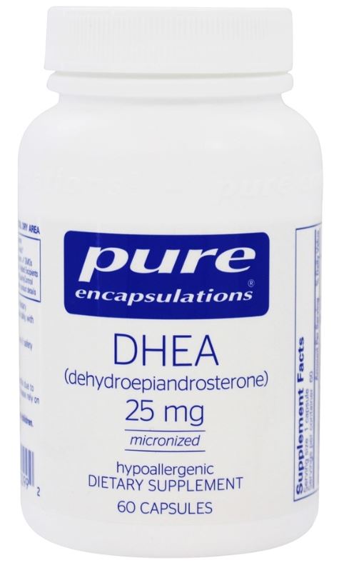 DHEA Micronized Dehydroepiandrosterone 25 mg. - 60 Capsules