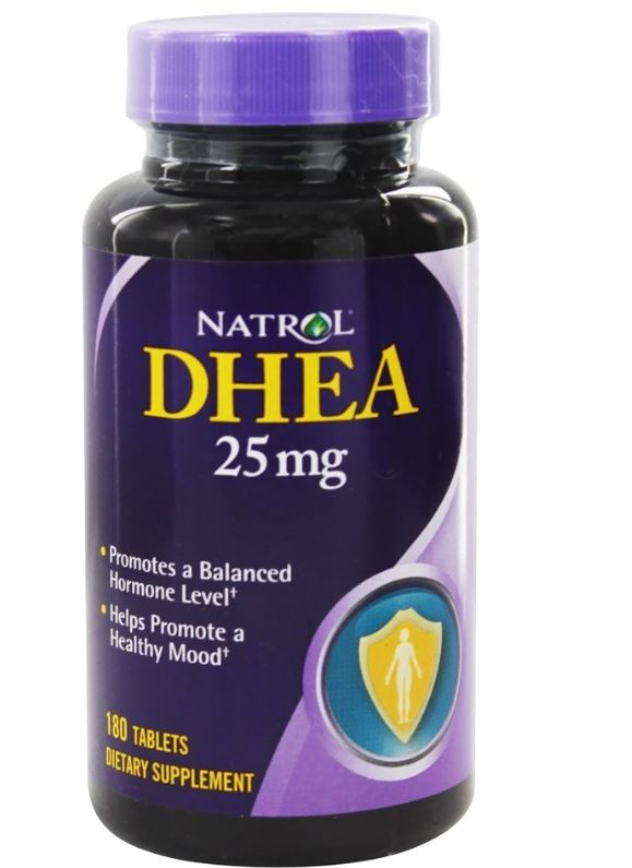 DHEA for Healthy Hormone Levels & Mood 25 mg. - 180 Tablets