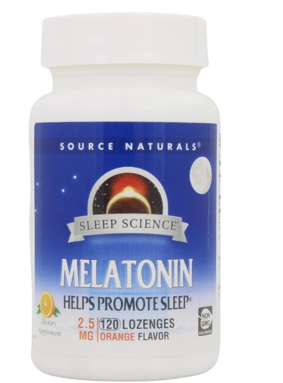 Melatonin Orange 2.5 mg. - 120 Lozenges