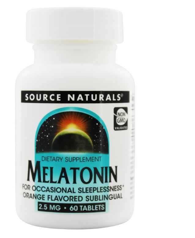 Melatonin Sublingual Orange 2.5 mg. - 60 Tablets