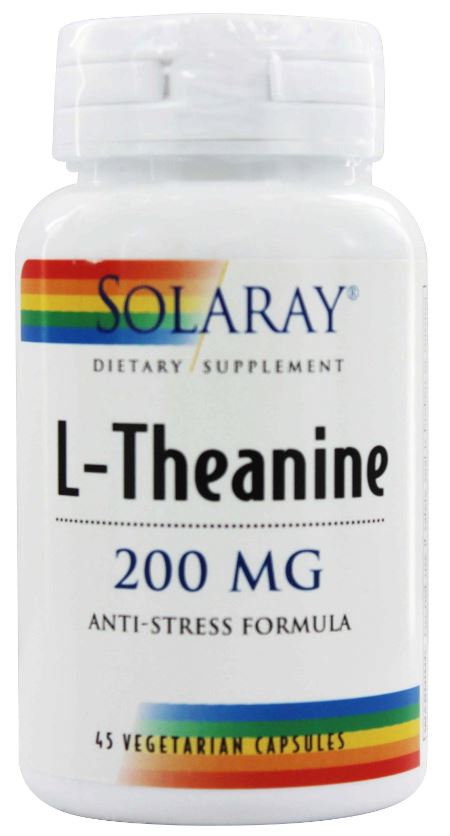 L-Theanine Anti-Stress Formula 200 mg. - 45 Vegetarian Capsules