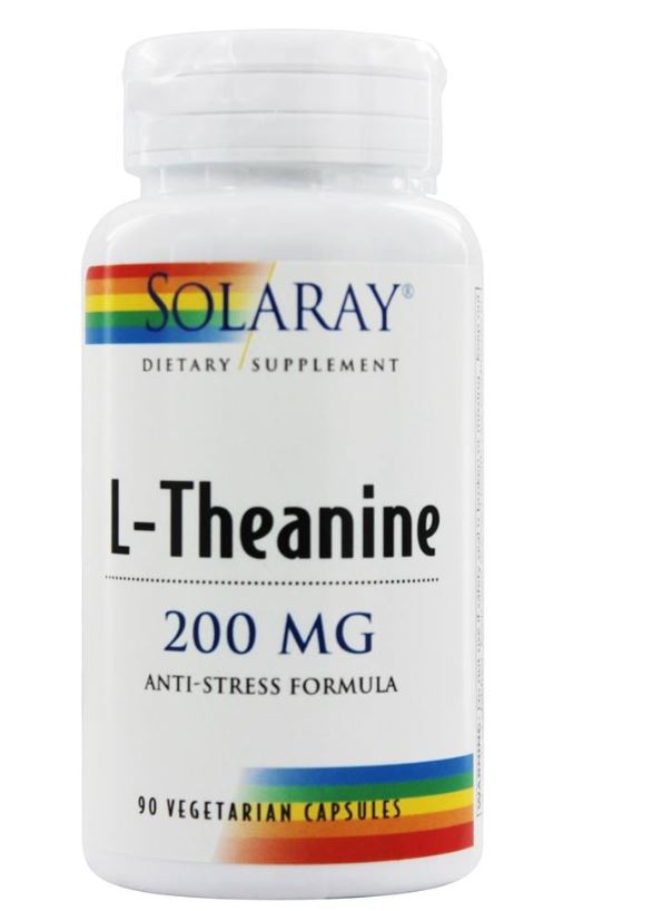 L-Theanine Anti-Stress Formula 200 mg. - 90 Vegetarian Capsules