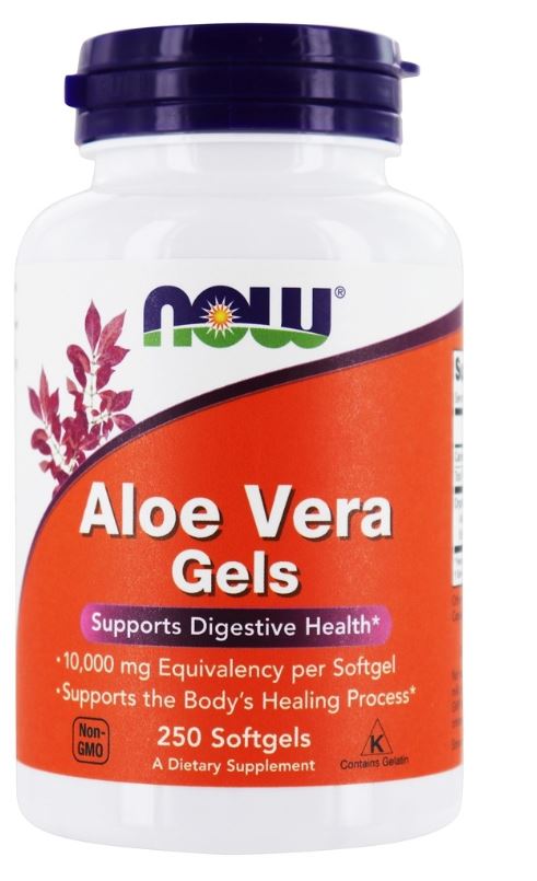 Aloe Vera Gels Digestive Health Support 10000 mg. - 250 Softgels