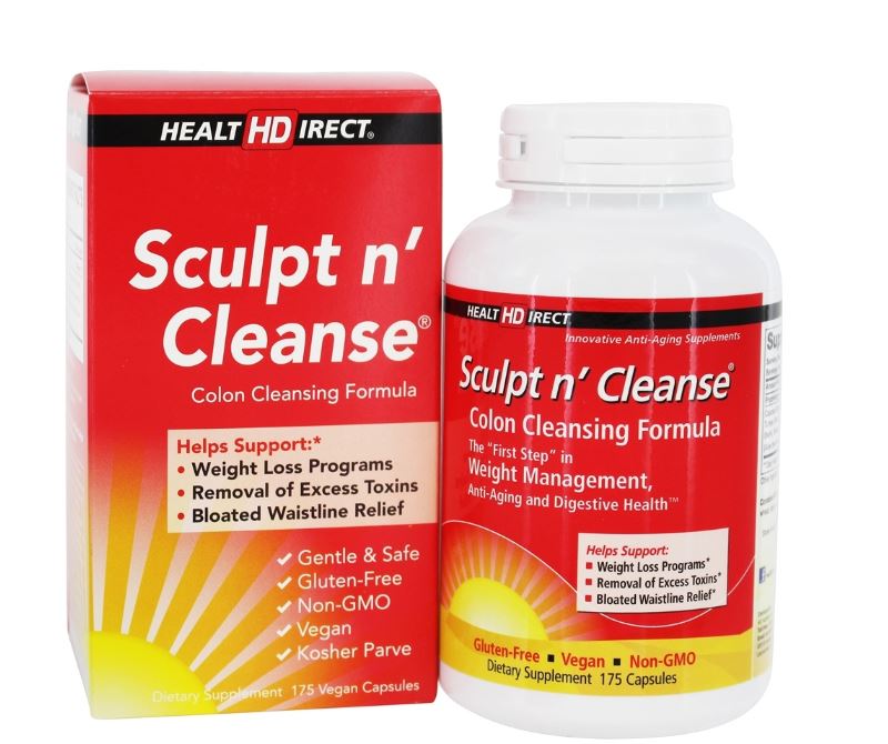 Sculpt n' Cleanse Colon Cleansing Formula 450 mg. - 175 Capsules