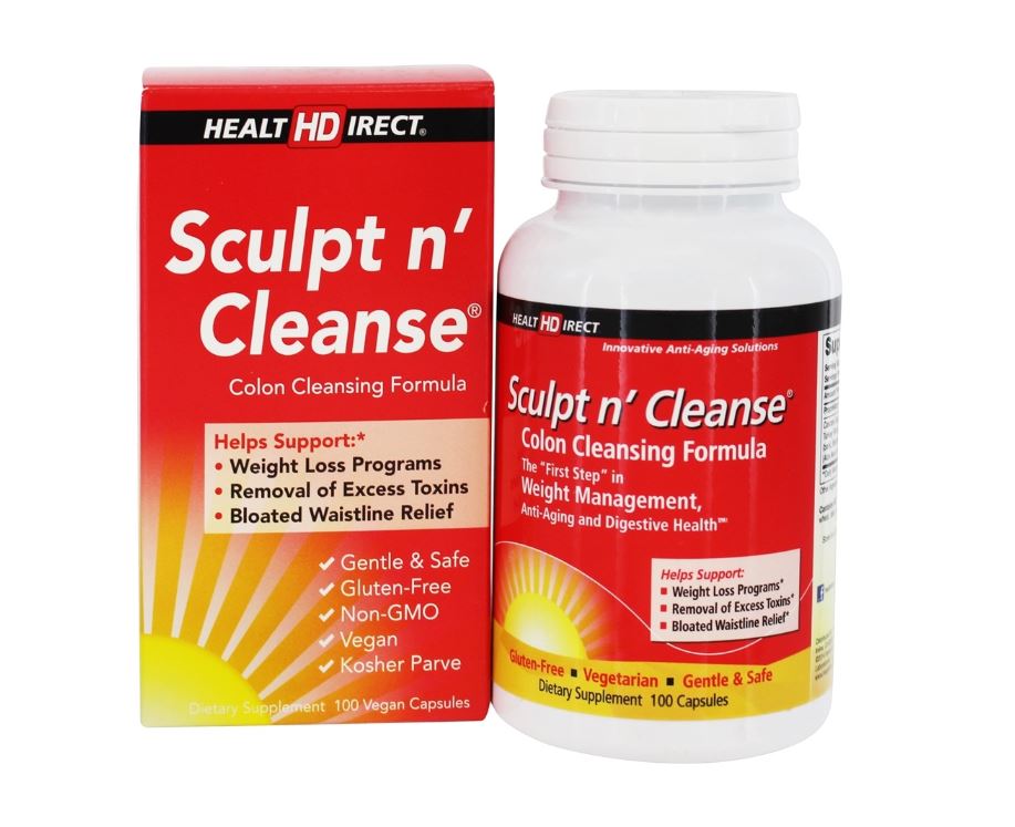 Sculpt n' Cleanse Colon Cleansing Formula 450 mg. - 100 Capsules