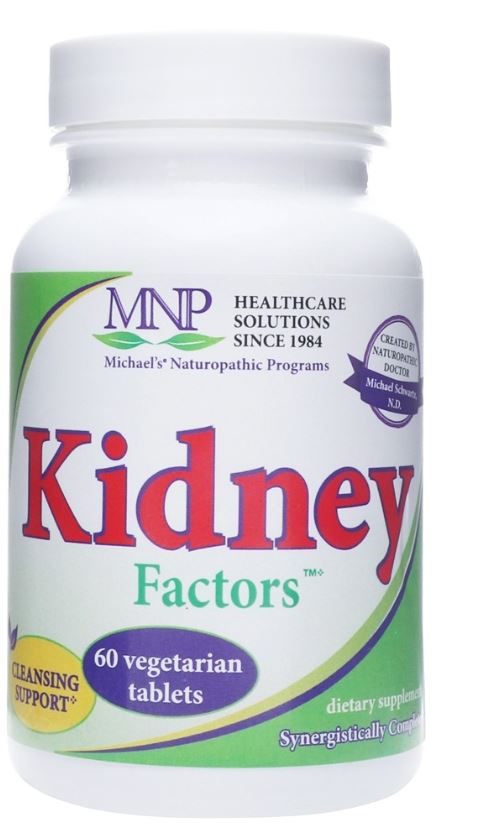 Kidney Factors Cleansing Support - 60 Vegetarian Tablets