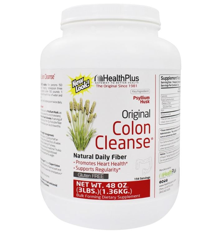 Colon Cleanse Daily Fiber Powder Original - 48 oz.