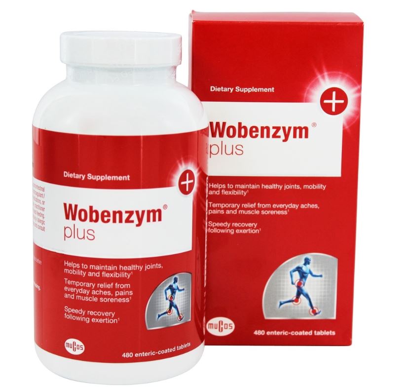 Wobenzym Plus - 480 Enteric-Coated Tablets