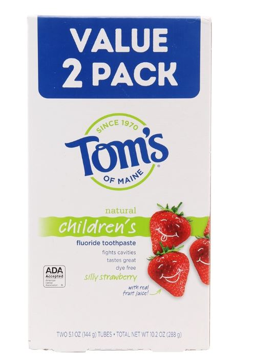 Children's Fluoride Toothpaste Twin Pack Silly Strawberry - 2 Pack