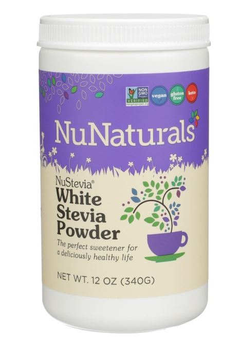 NuStevia Sweetener White Stevia Powder - 12 oz.