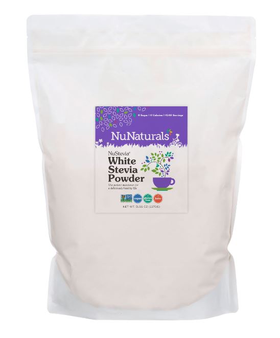 NuStevia White Stevia Powder - 5 lbs.