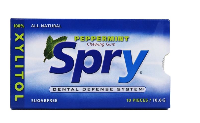 Spry Natural Xylitol Chewing Gum Peppermint - 10 Piece(s)