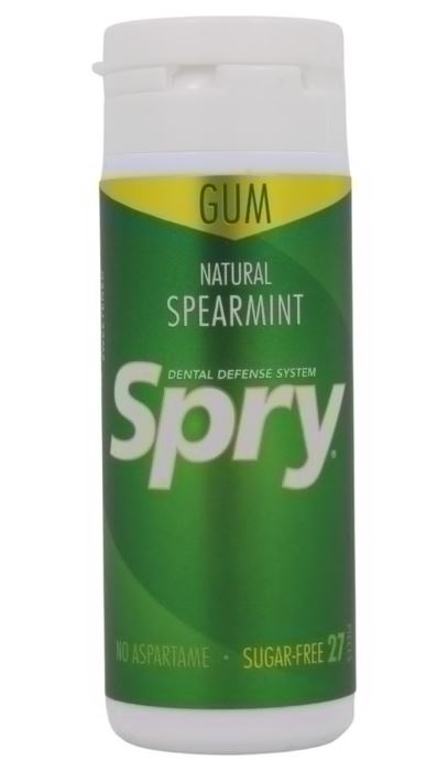 Spry Chewing Gum with Xylitol Spearmint - 27 Piece(s)