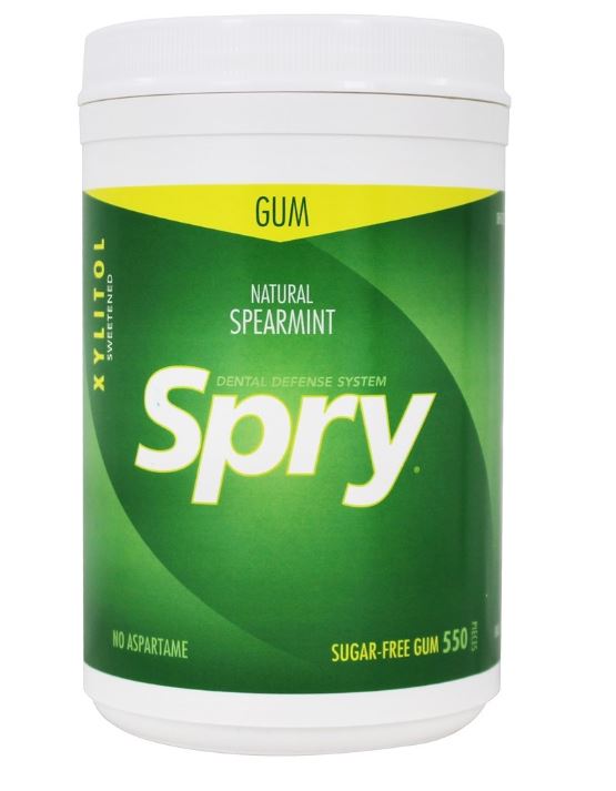 Spry Chewing Gum with Xylitol Spearmint - 550 Piece(s)