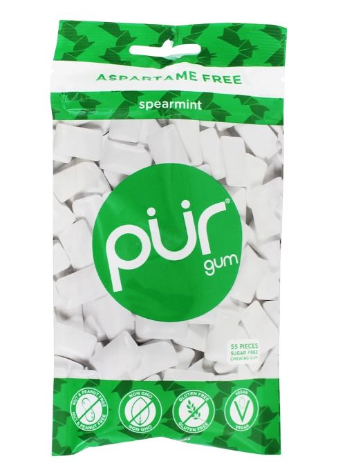 Sugar Free Chewing Gum Spearmint - 55 Piece(s)