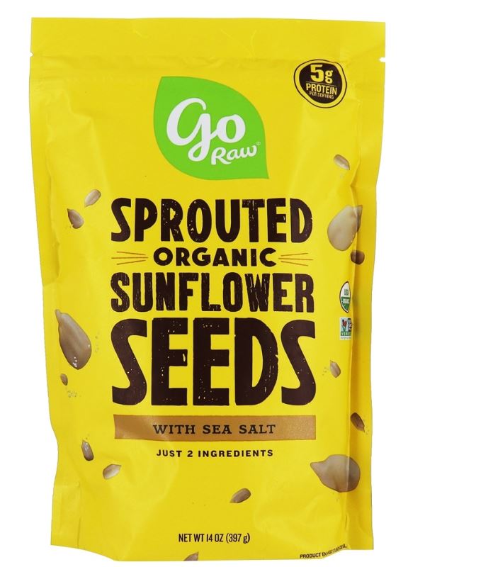 Sprouted Organic Sunflower Seeds With Sea Salt - 14 oz.