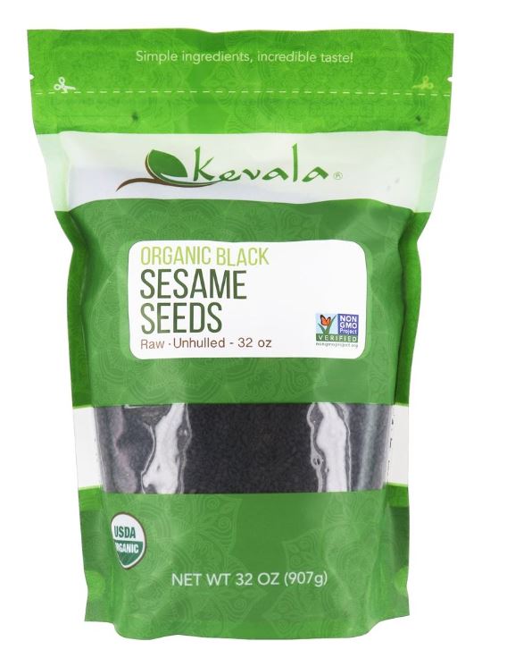 Organic Black Sesame Seeds - 32 oz.