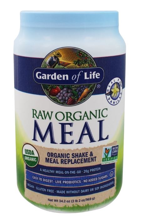 RAW Organic Meal Shake & Meal Replacement Vanilla - 34.2 oz.