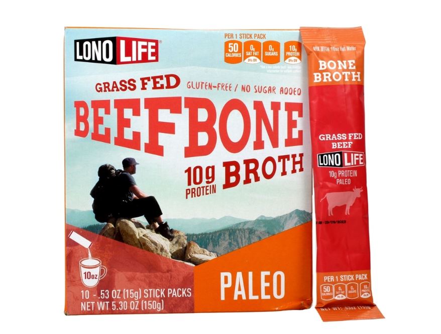 Grass Fed Paleo Bone Broth Powder Beef - 10 Stick Pack(s)